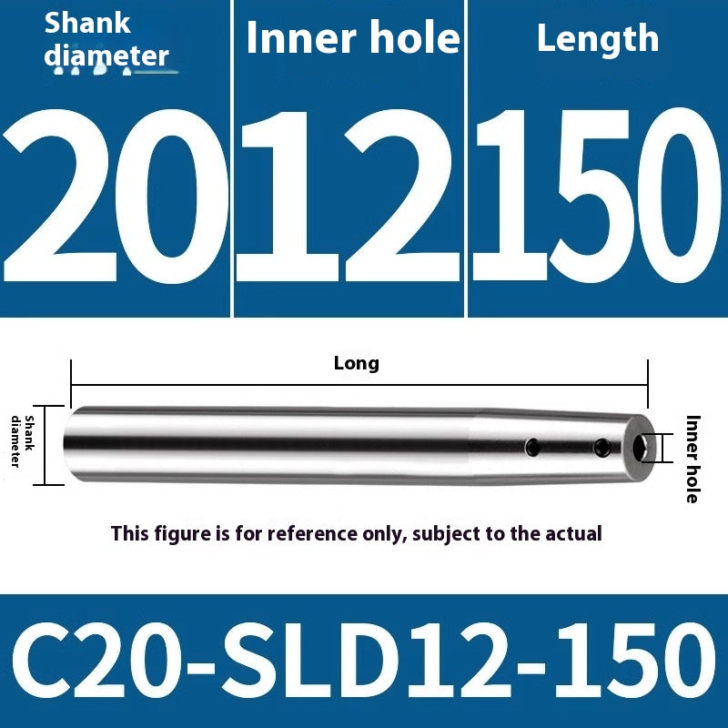 2059-High precision side solid SLD extension rod CNC milling cutter extended rod small diameter straight handle deep cavity avoidance C12C16C20 Shandong Denso Pricision Tools Co.,Ltd.